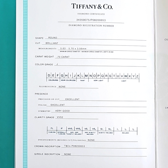 Tiffany & Co. Diamond Earrings | .7 carat each side - Picture 6 of 14